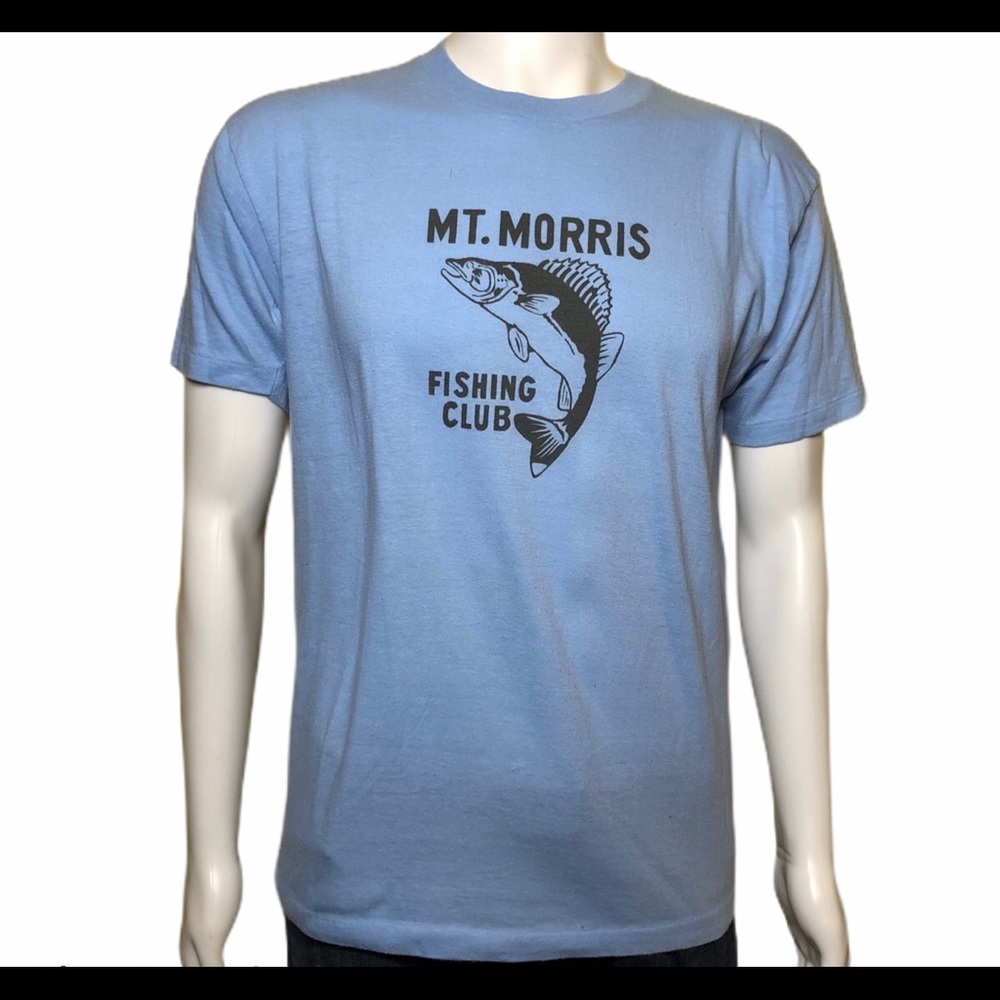 90s Mt. Morris Fishing Club Walleye Tee